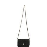 Chanel Wallet On Chain WOC Black Caviar Gold Hardware - Thumbnail View 7