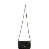 Chanel Wallet On Chain WOC Black Caviar Gold Hardware - Thumbnail View 7