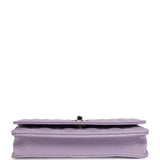 Chanel Wallet On Chain WOC Light Purple Shiny Lambskin Light Gold Hardware - Thumbnail View 6