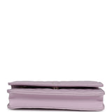 Chanel Classic Wallet On Chain WOC Light Purple Caviar Light Gold Hardware - Thumbnail View 6