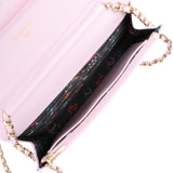Chanel Classic Wallet On Chain WOC Light Purple Caviar Light Gold Hardware - Thumbnail View 9