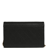 Chanel "Neo Filigree" Wallet on Chain Black Grained Calfskin Gold Hardware - Thumbnail View 3