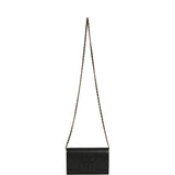 Chanel "Neo Filigree" Wallet on Chain Black Grained Calfskin Gold Hardware - Thumbnail View 7