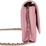 Chanel Classic Wallet On Chain WOC Pink Caviar Light Gold Hardware - Thumbnail View 3