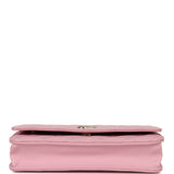 Chanel Classic Wallet On Chain WOC Pink Caviar Light Gold Hardware - Thumbnail View 6