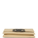 Chanel "Neo Filigree" Wallet on Chain WOC Beige, Black Grained Calfskin Gold Hardware - Thumbnail View 6