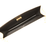 Chanel "Neo Filigree" Wallet on Chain WOC Beige, Black Grained Calfskin Gold Hardware - Thumbnail View 9