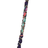 Chanel "Jungle Jeans" Wallet on Chain Light Blue, Multicolor Printed Denim Silver Hardware - Thumbnail View 7