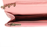 Chanel Classic Wallet On Chain WOC Pink Caviar Light Gold Hardware - Thumbnail View 7