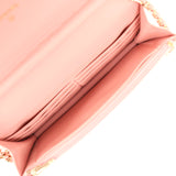 Chanel Classic Wallet On Chain WOC Pink Caviar Light Gold Hardware - Thumbnail View 8