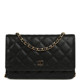 Chanel Classic Wallet On Chain WOC Black Caviar Gold Hardware - Thumbnail View 1