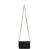 Chanel Classic Wallet On Chain WOC Black Caviar Gold Hardware - Thumbnail View 7