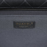 Chanel XXL Flap Bag Black Shiny Caviar Light Gold Hardware