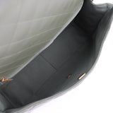 Chanel XXL Classic Single Flap Bag Khaki Shiny Aged Calfskin Brushed Gold Hardware