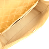 Chanel XXL Classic Single Flap Bag Gold Metallic Lambskin Light Gold Hardware - Thumbnail View 8