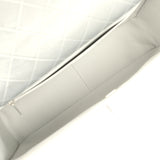 Chanel XXL Classic Single Flap Bag Silver Metallic Lambskin Silver Hardware - Thumbnail View 8