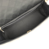 Chanel XXL Classic Single Flap Bag Black Shiny Caviar Light Gold Hardware - Thumbnail View 8