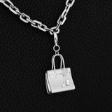 Bag Bestie Sterling Silver Birkin Charm - Thumbnail View 3