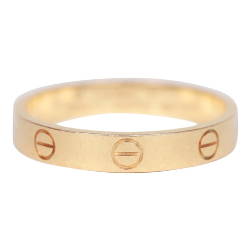 Pre-owned Cartier Love Wedding Band Ring 18K Gold
