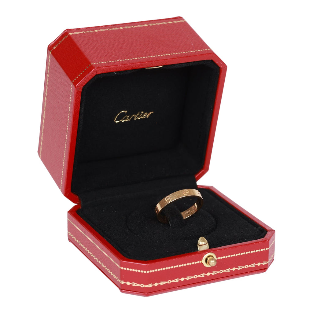 Pre-owned Cartier Love Wedding Band Ring 18K Gold