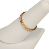 Pre-owned Cartier Pave Mini Love Ring 18K Yellow Gold Hardware & Diamonds - Thumbnail View 5