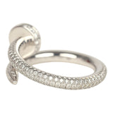Cartier Juste Un Clou Small Model Pave Ring 18K White Gold & Diamonds - Thumbnail View 5