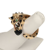 Cartier Indomptables De Cartier Zebra Ring Onyx, Garnet, Moonstone and 18K Yellow Gold - Thumbnail View 4