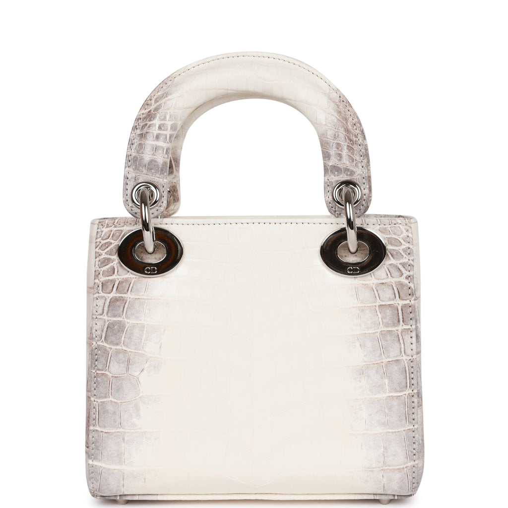 Lady dior crocodile bag Dior White in Crocodile - 31624399