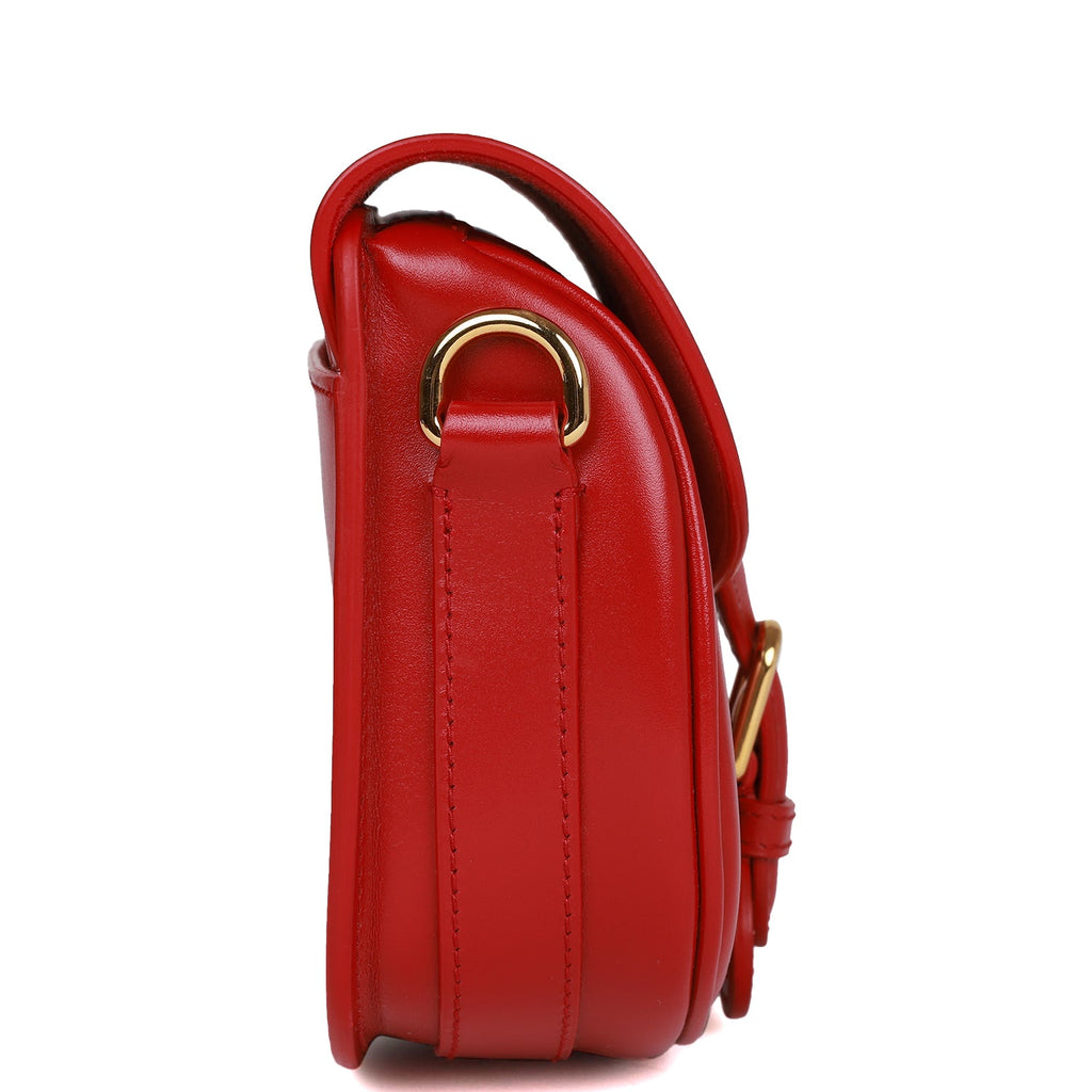 Christian Dior Poppy Red Calfskin Small Bobby Bag Gold Hardware – Madison  Avenue Couture