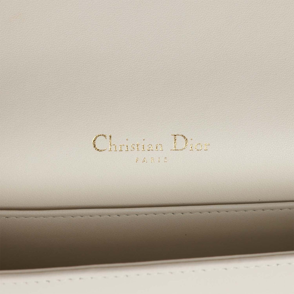 Christian Dior Lady Dior Pouch Latte Lambskin Gold Hardware – Madison  Avenue Couture