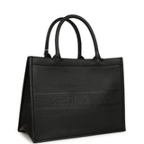 Christian Dior Medium Book Tote Black Calfskin
