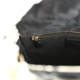 Christian Dior Small Lady Dior Bag Black Cannage Lambskin and Multicolor Python Light Gold Hardware