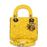 Christian Dior Mini Lady Dior Bag "Buttercup" Buttercup Yellow Lambskin Light Gold Hardware - Thumbnail View 1