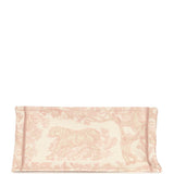 Christian Dior Medium "Jungle" Book Tote Pink and White Embroidered Canvas - Thumbnail View 6