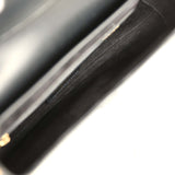 Christian Dior Saddle Bag Black Calfskin Antique Gold Hardware - Thumbnail View 8