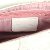 Vintage Christian Dior Mini "Newspaper" Saddle Bag White, Black Leather Gold Hardware - Thumbnail View 8