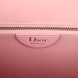 Christian Dior Medium "Daisy Garden" Book Tote with Strap Pink, White, Multi Embroidered Canvas Silver Hardware - Thumbnail View 8