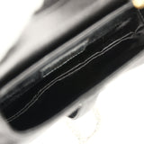 Pre-owned Christian Dior Mini Saddle Bag Black Satin, Crystals Gold Hardware - Thumbnail View 10