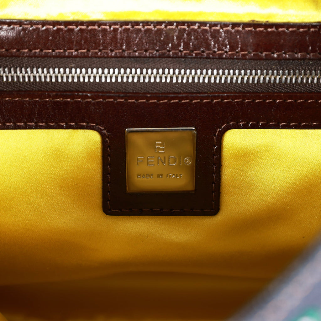 Metallic Fendi Boston Handbag – BLUE JEAN BABY