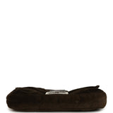 Vintage Fendi Baguette Bag Brown Velvet and Iridescent Python Silver Hardware - Thumbnail View 6