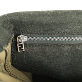 Vintage Fendi Mama Baguette Bag Dark Olive Jersey Silver Hardware - Thumbnail View 9