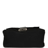 Vintage Fendi Mama Baguette Bag Black Jersey Silver Hardware - Thumbnail View 7