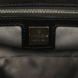 Vintage Fendi Baguette Bag Black Rabbit Fur Silver Hardware - Thumbnail View 8