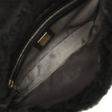 Vintage Fendi Baguette Bag Black Rabbit Fur Silver Hardware - Thumbnail View 10