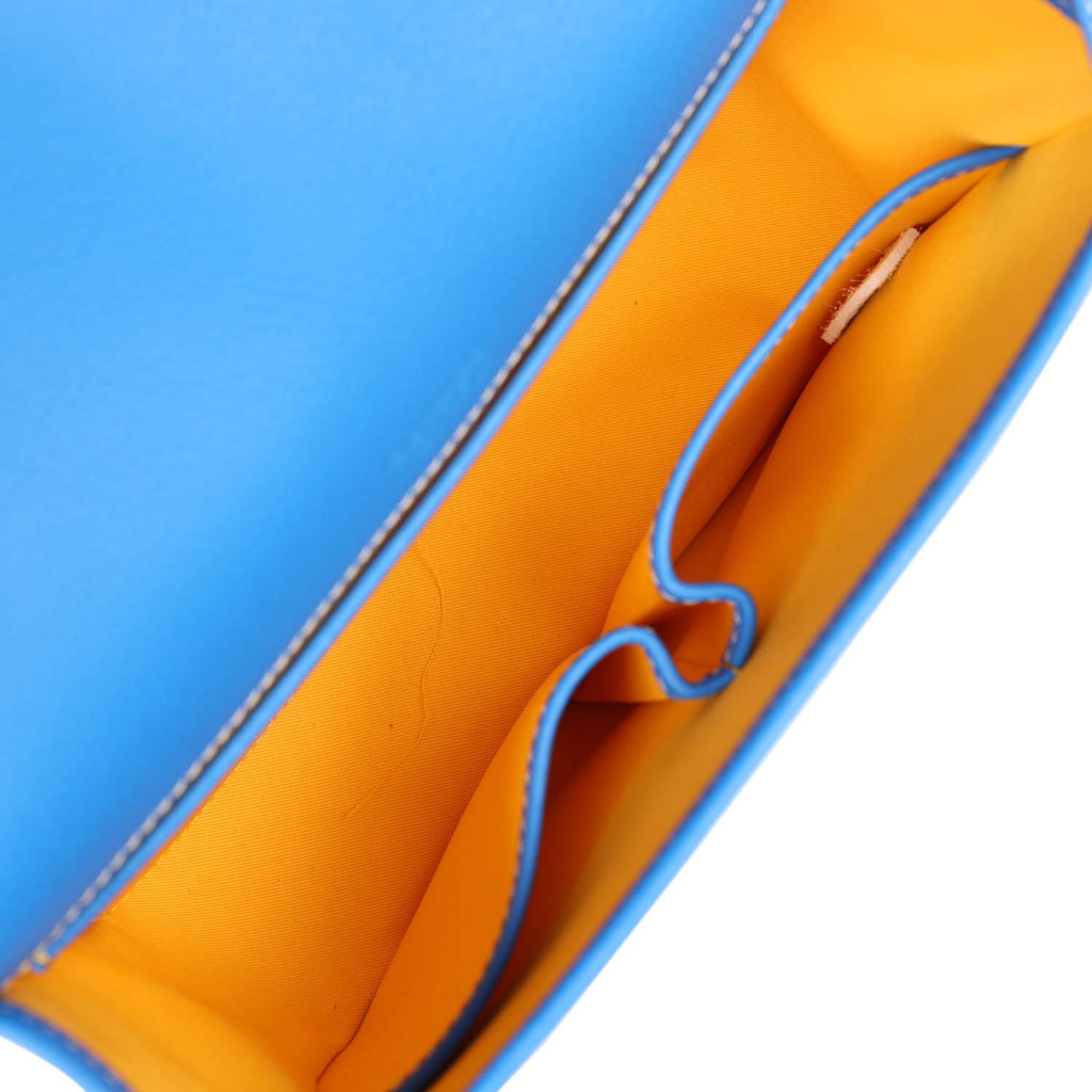 Goyard Goyardine Blue Belvedere PM Crossbody Bag