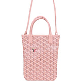 Goyard Goyardine Pink Poitiers Claire-Voie Mini Tote Bag Palladium Hardware