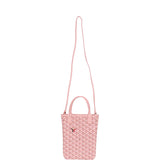 Goyard Goyardine Pink Poitiers Claire-Voie Mini Tote Bag Palladium Hardware