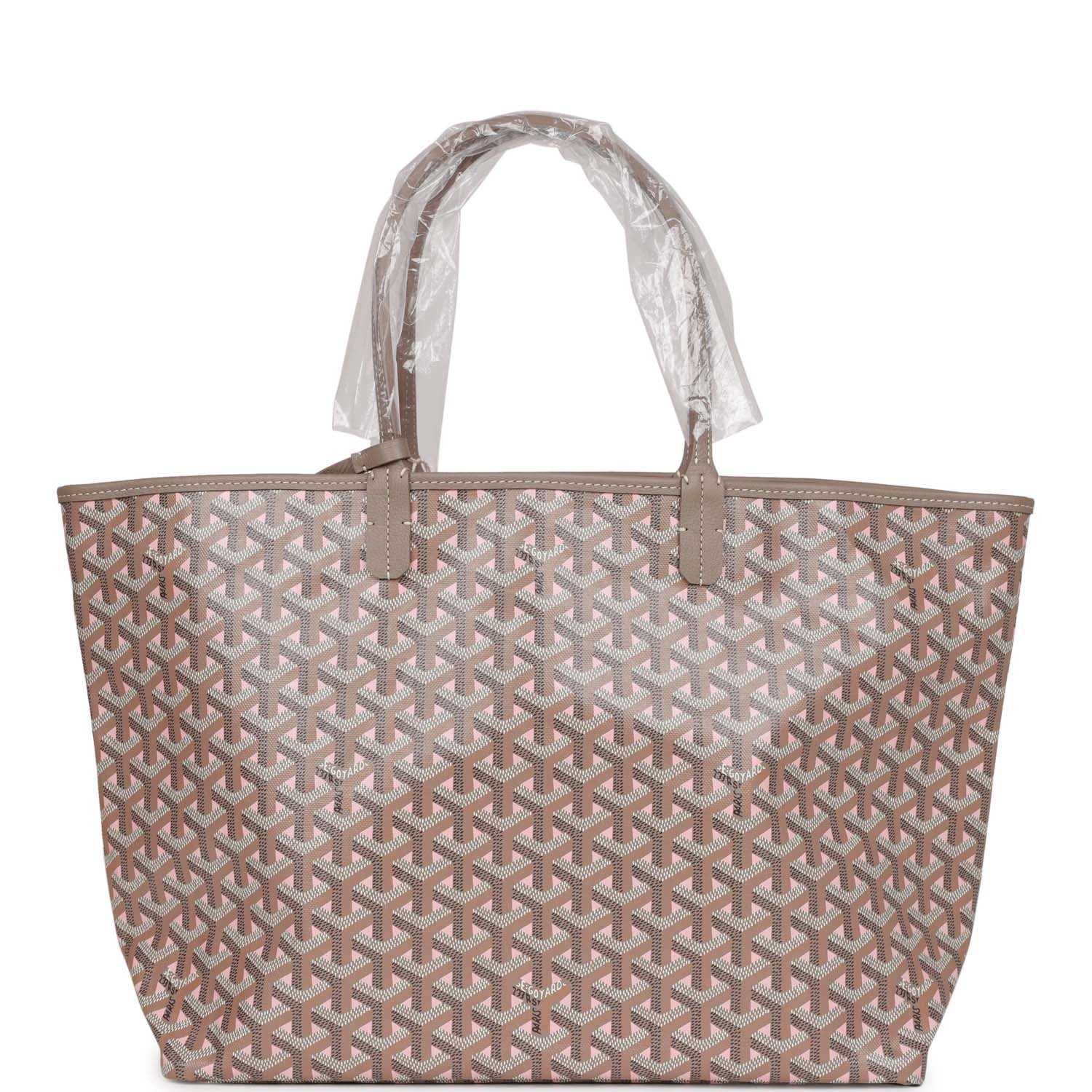 Goyard Goyardine Pink Claire Voie St. Louis PM Tote Bag Palladium Hard ...