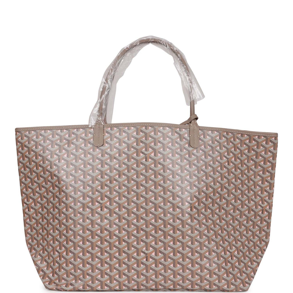 Goyard Pink And White Claire Voie Coated Canvas St. Louis GM