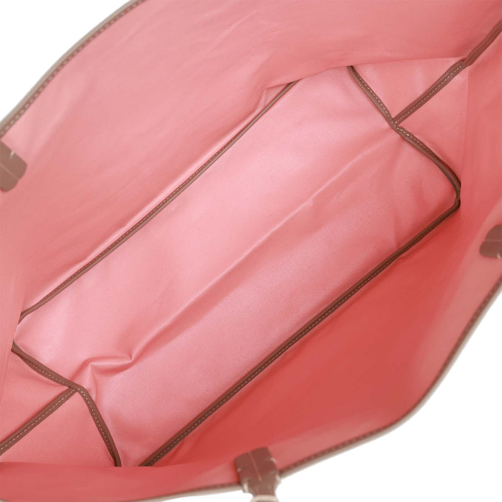 Goyard Pink Chevron Print Coated Canvas Claire Voie GM Bag